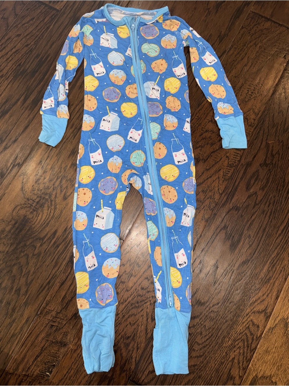 Little Sleepies Cookies & Milk Zippy size 18-24 months